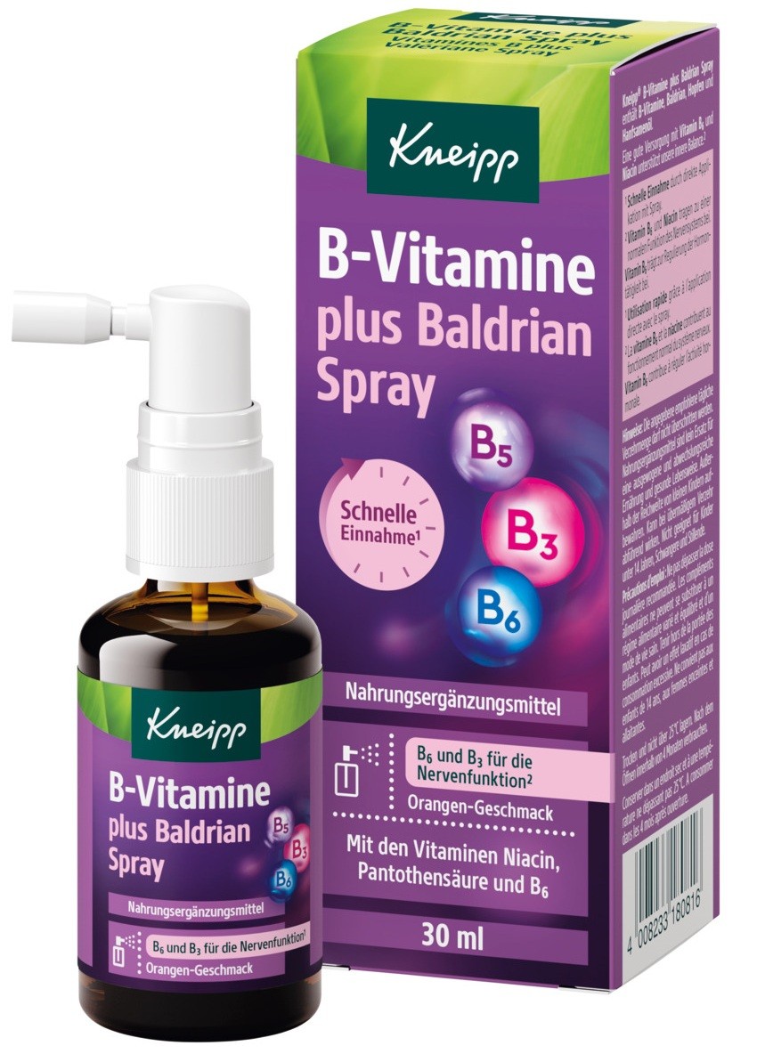 Kneipp B-Vitamine plus Baldrian Spray (30ml)
