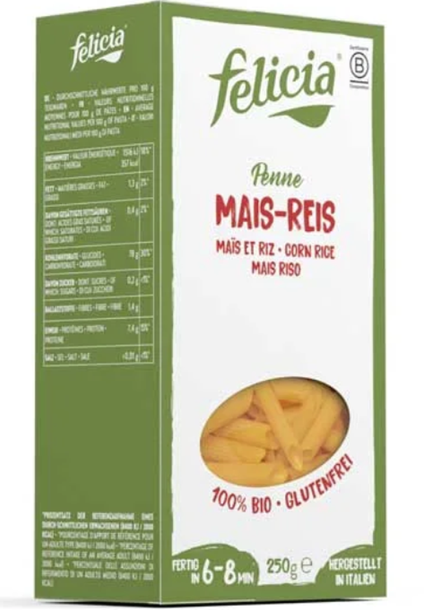 felicia glutenfreie Mais-Reis-Penne (250g)