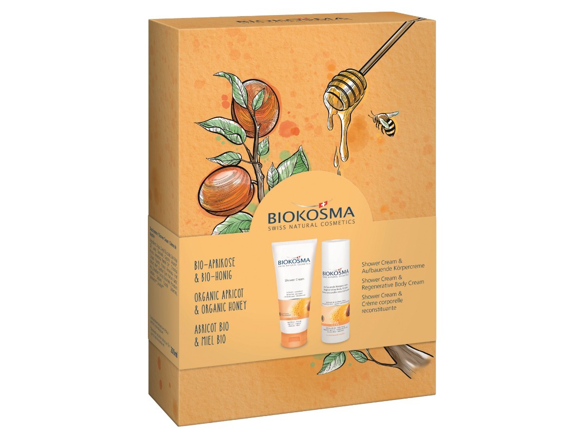 BIOKOSMA Geschenkset 2025 Aprikose-Honig (1 Stk)