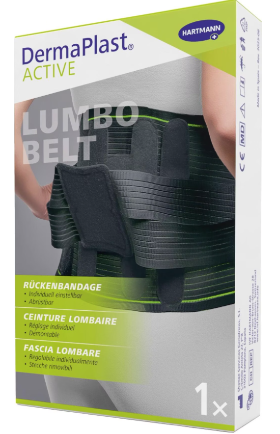 DermaPlast Active Lumbo Belt Rückenbandage, Grösse S, 75-90cm (1 Stk)