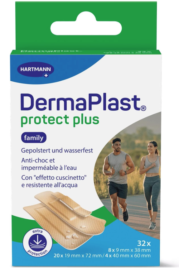 DermaPlast ProtectPlus Family, diverse Grössen (32 Stk)