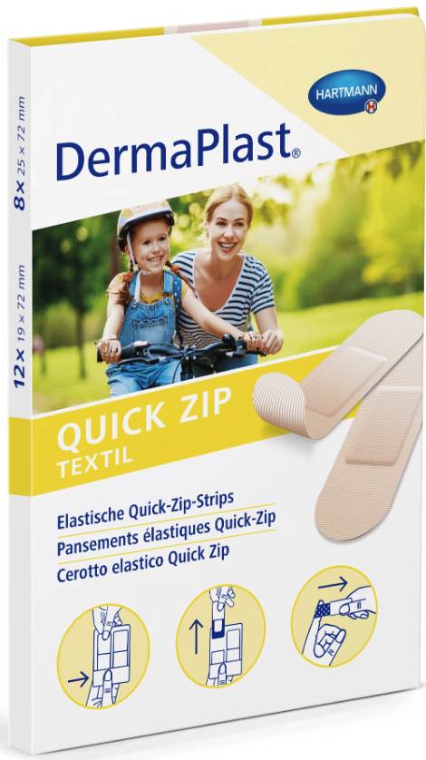 DermaPlast Quick Zip Textilpflaster (20 Stk)