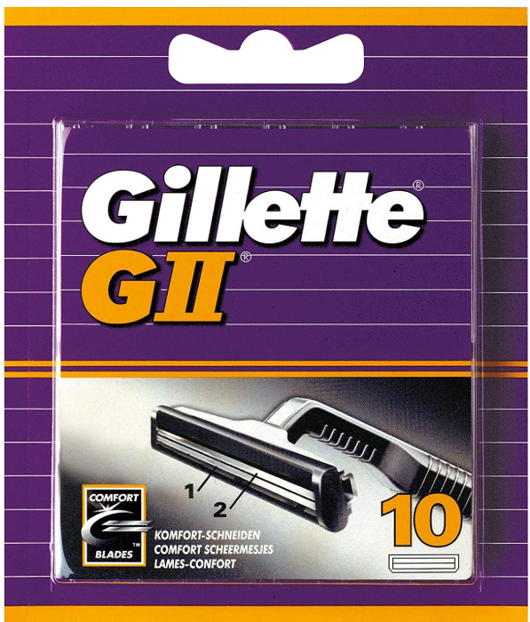 Gillette G II Ersatzklingen (10 Stk)