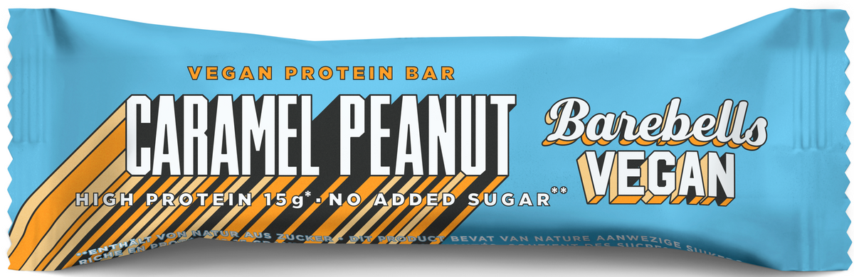 Barebells Vegan Caramel Peanut Protein Riegel (12x55g)