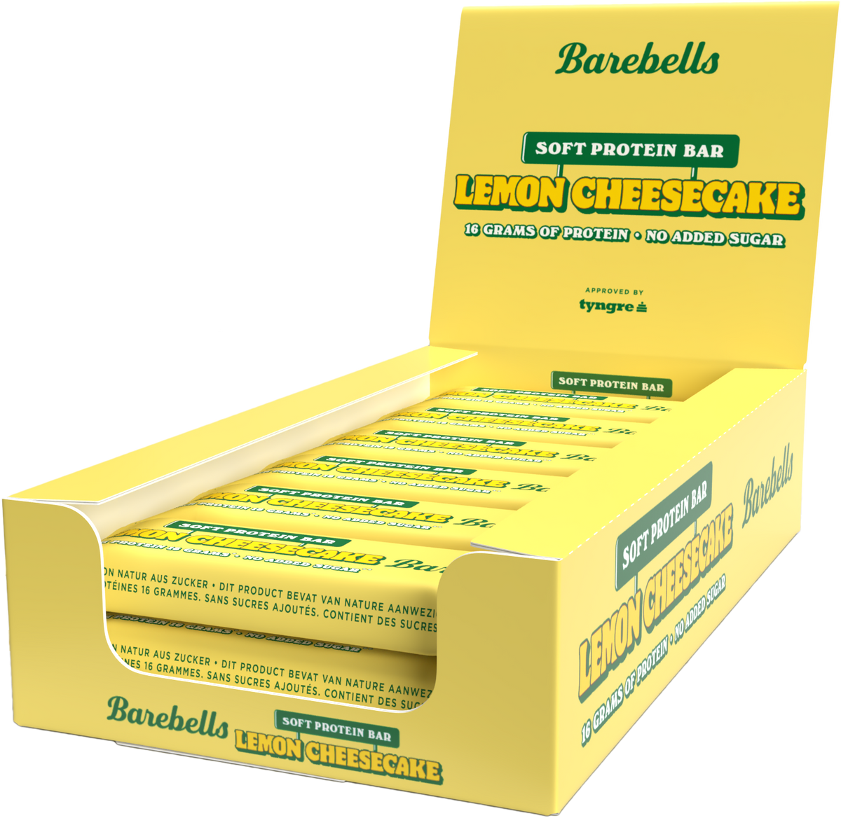 Barebells Vegan Lemon Cheescake Protein Riegel (12x55g)