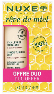 NUXE Rêve de Miel Hydratisierender Lippenstift 4g (2 Stk)