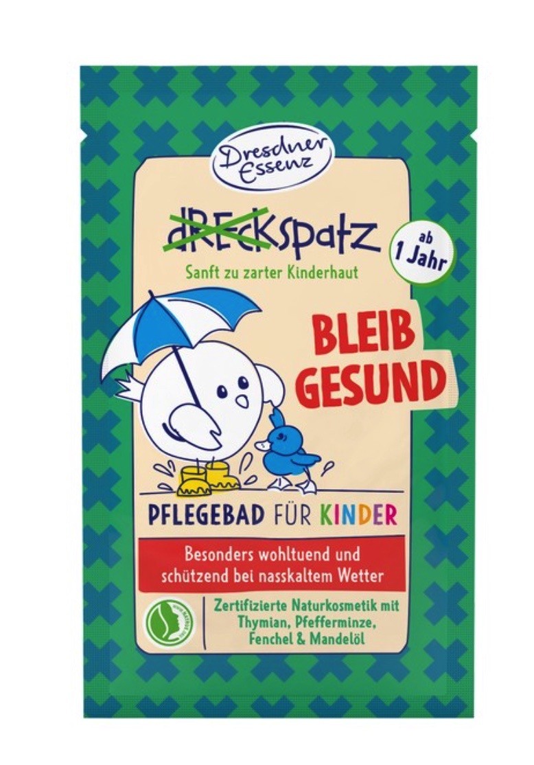 Dresdner Essenz Dreckspatz Pflegebad Display Bleib gesund (12 Stk)