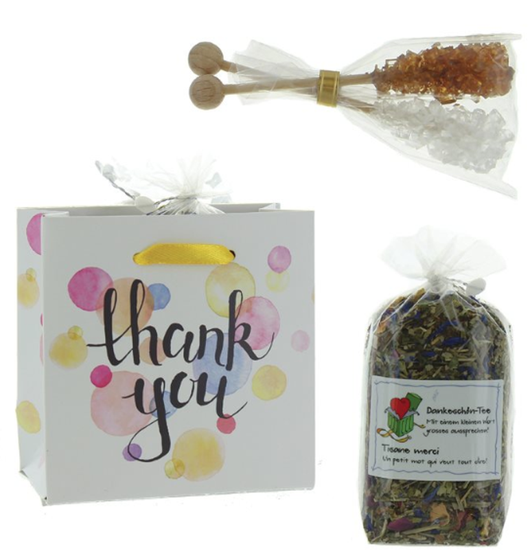 Herboristeria Tee-Midi-Geschenktasche Thank You (2-teilig)
