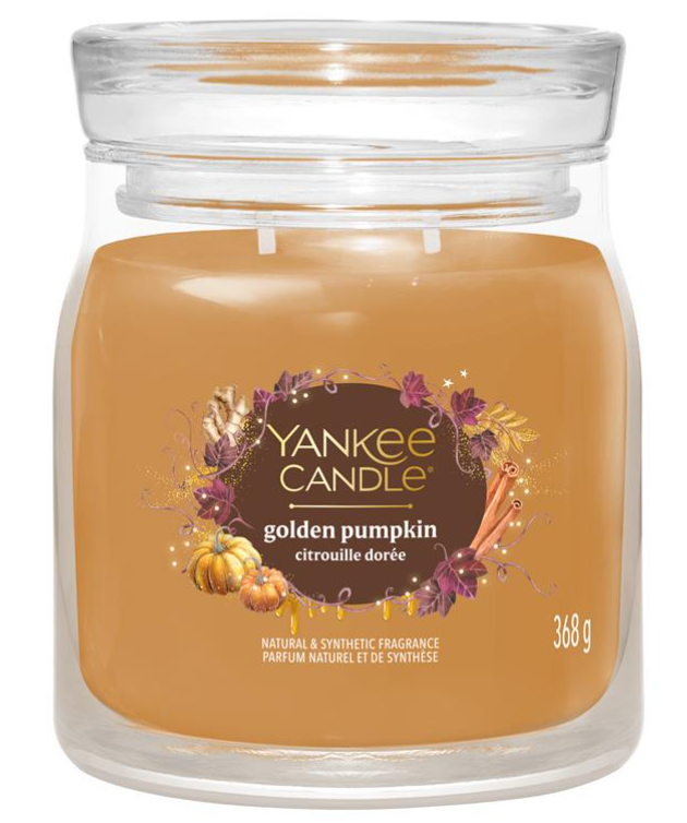 Yankee Candle Golden Pumpkin Signature Medium Jar (368g)