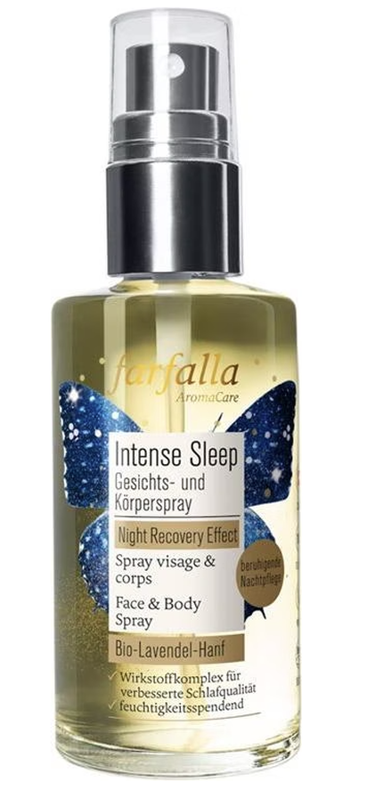 Farfalla Intense Sleep Gesichts- und Körperspray, mit Night Recovery Effect (60ml)