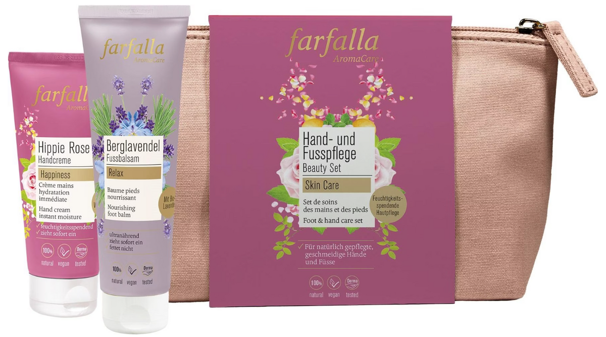 Farfalla Hand- und Fusspflege Beauty-Set (3-teilig)