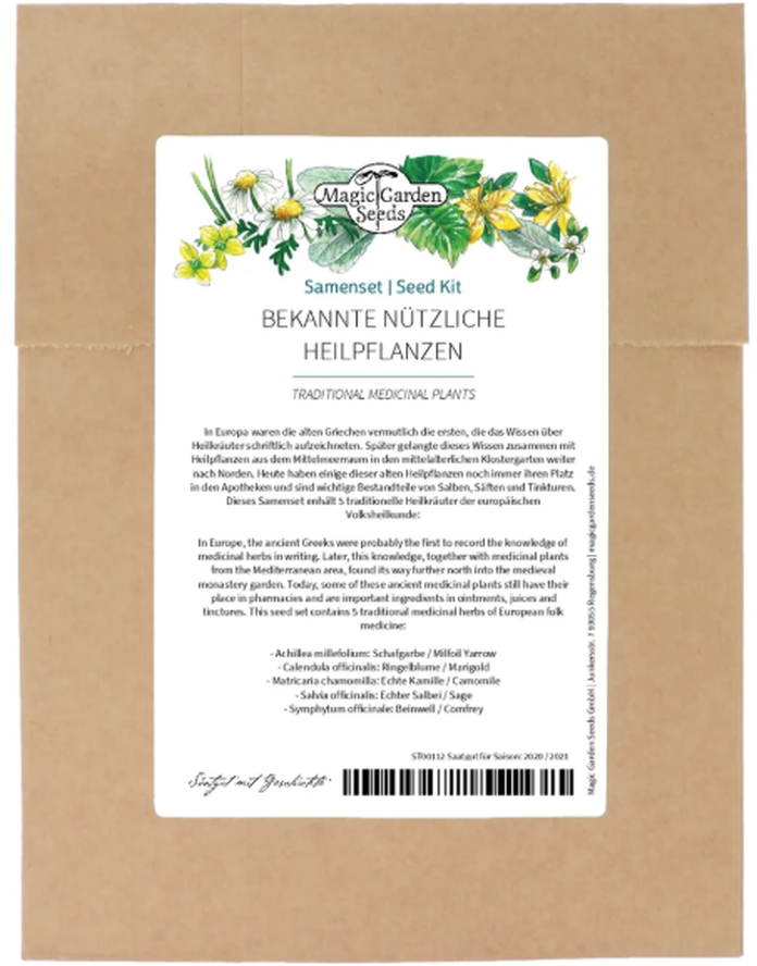 Magic Garden Seeds Bekannte nützliche Heilpflanzen Samenset (1 Stk)
