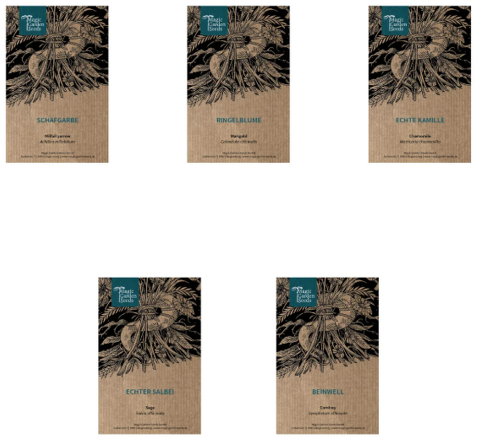 Magic Garden Seeds Bekannte nützliche Heilpflanzen Samenset (1 Stk)