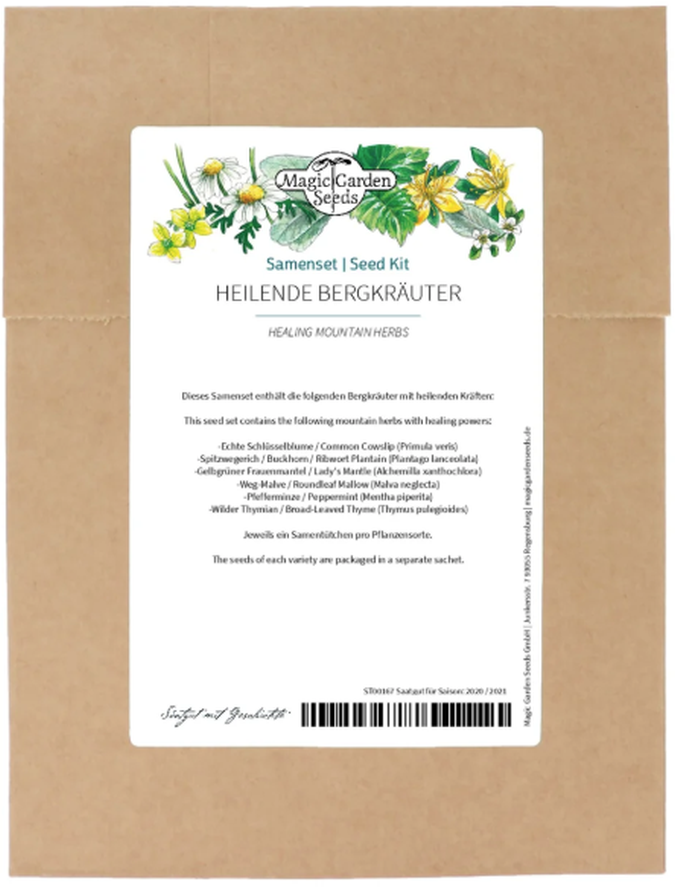 Magic Garden Seeds Heilende Bergkräuter Samenset (1 Stk)