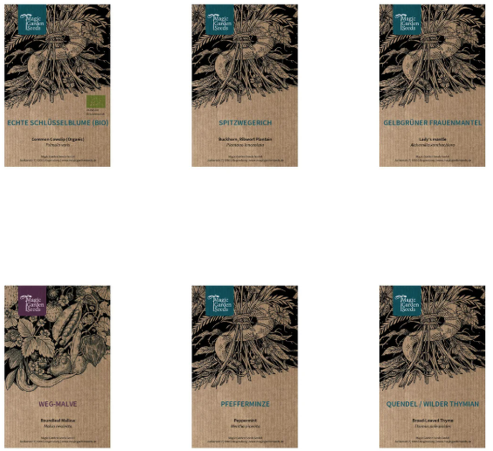 Magic Garden Seeds Heilende Bergkräuter Samenset (1 Stk)