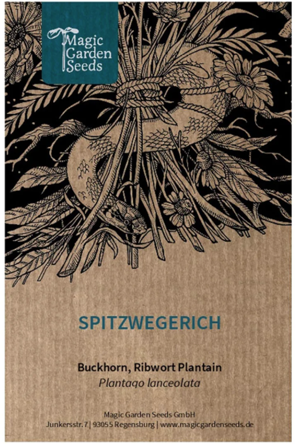 Magic Garden Seeds Spitzwegerich Bio Saatgut (1 Stk)