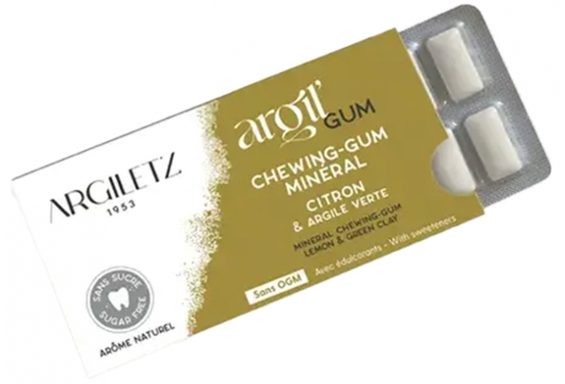Argiletz argilgum Zitronenkaugummi (12 Stk)