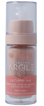 Argiletz Nacht-Gesichtscreme mit rosa Heilerde (30ml)