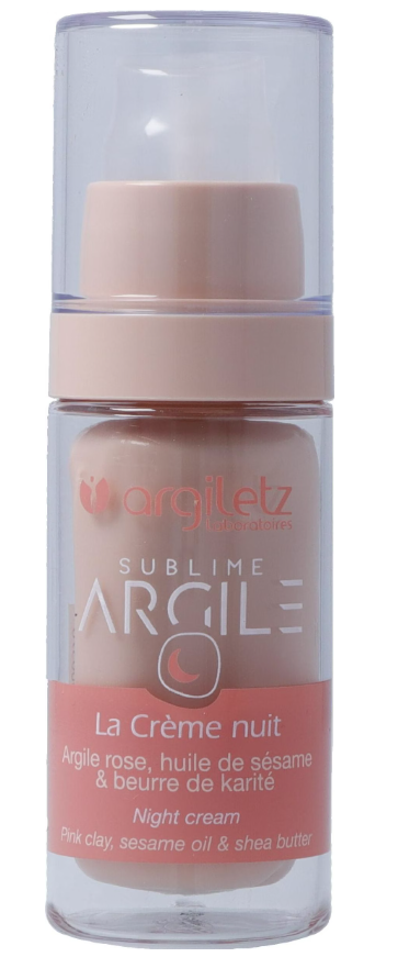 Argiletz Nacht-Gesichtscreme mit rosa Heilerde (30ml)