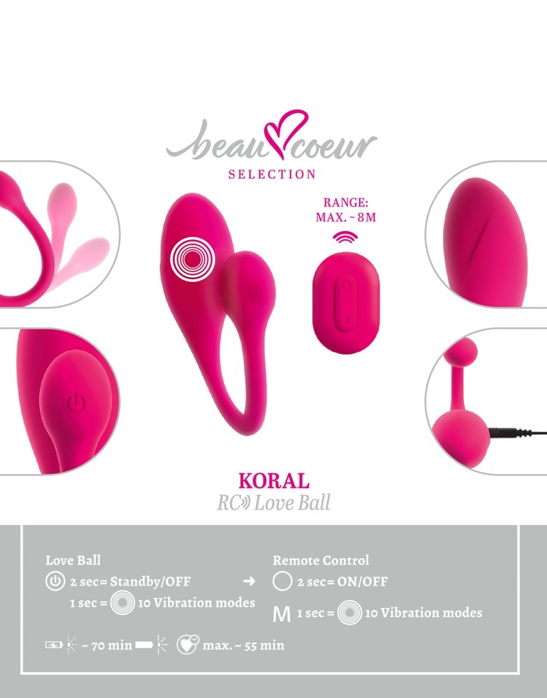 beau coeur KORAL RC Love Ball (1 Stk)