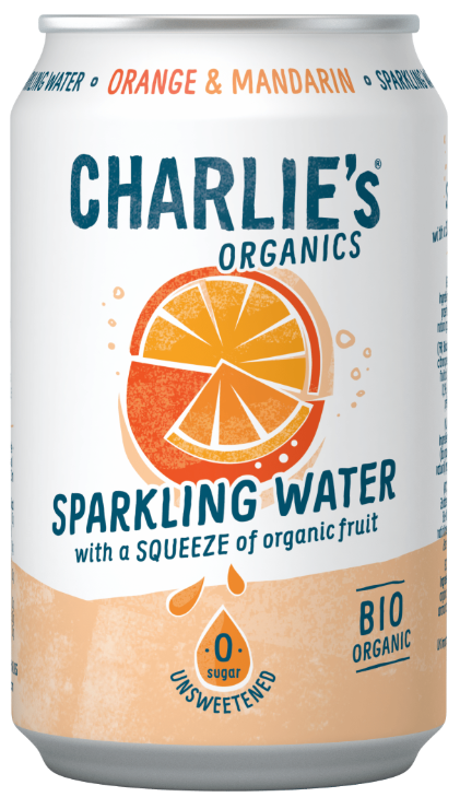 Charlie's Organics Orange-Mandarin Soda (330ml)