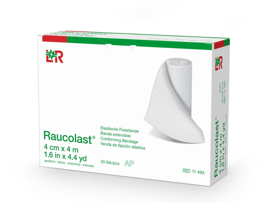 Raucolast elastische Fixierbinde 8cmx4m (20 Stk)
