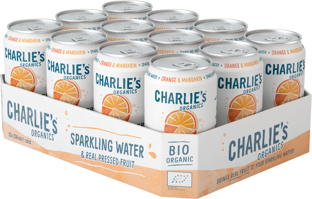 Charlie's Organics Orange-Mandarin Soda (12x330ml)