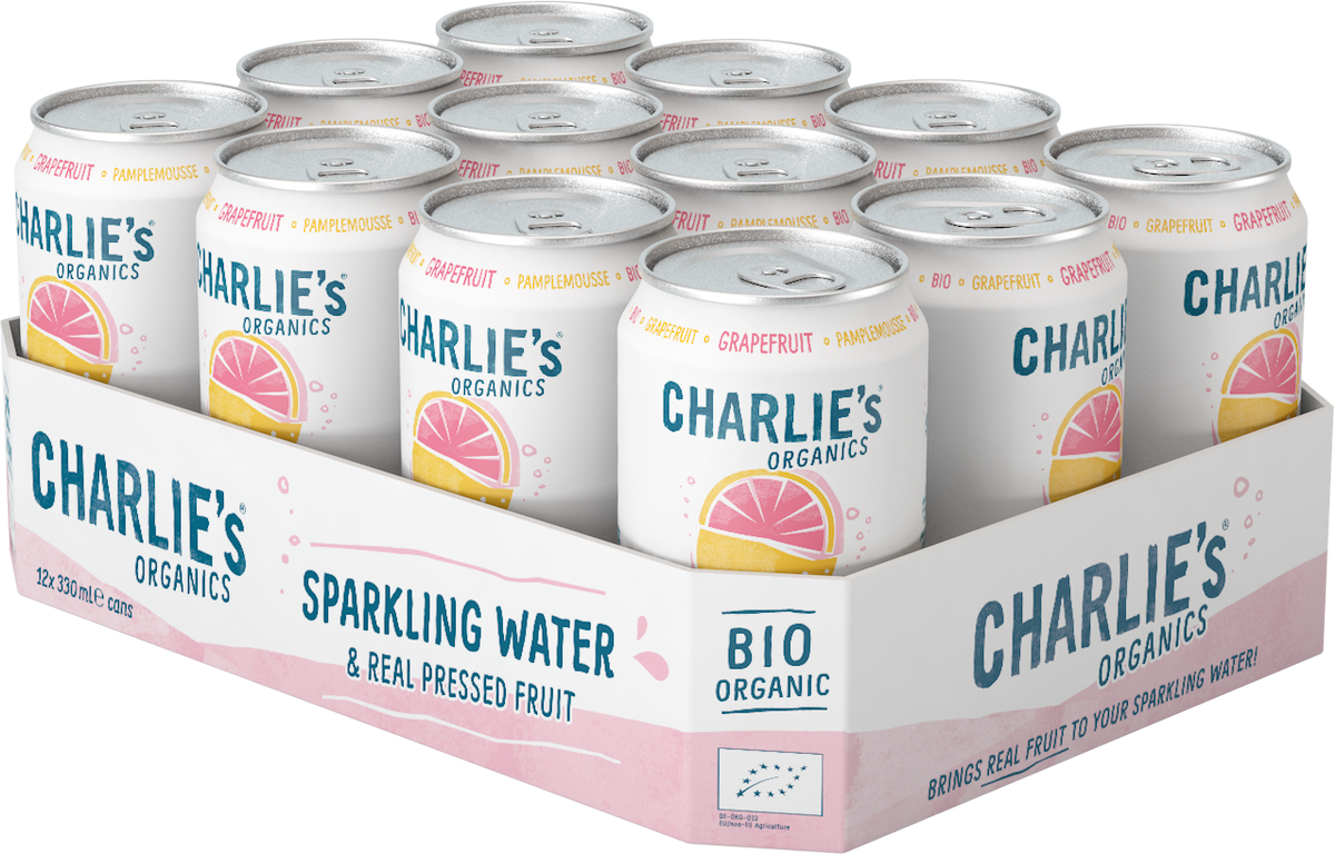 Charlie's Organics Grapefruit Soda (12x330ml)