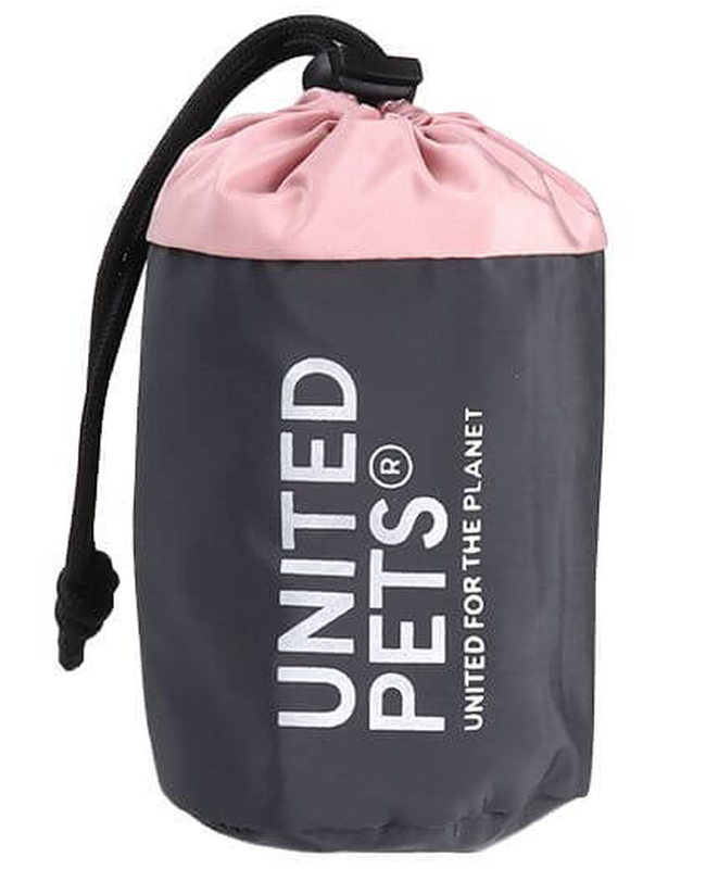 United Pets Treats Dispenser Citylife Snackbeutel dunkelgrau/pink, 7x9cm (1 Stk)