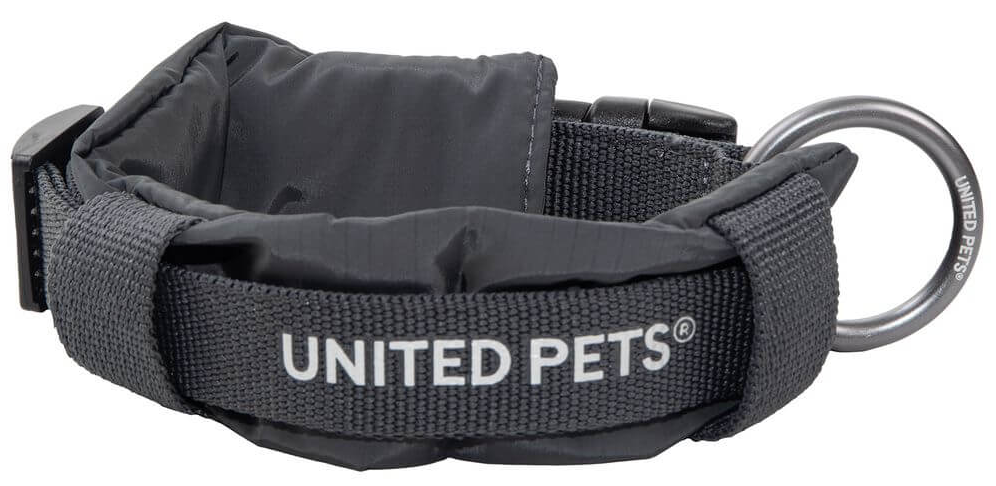 United Pets Citylife Hundehalsband dark grey, Halsumfang 40-60cm (1 Stk)