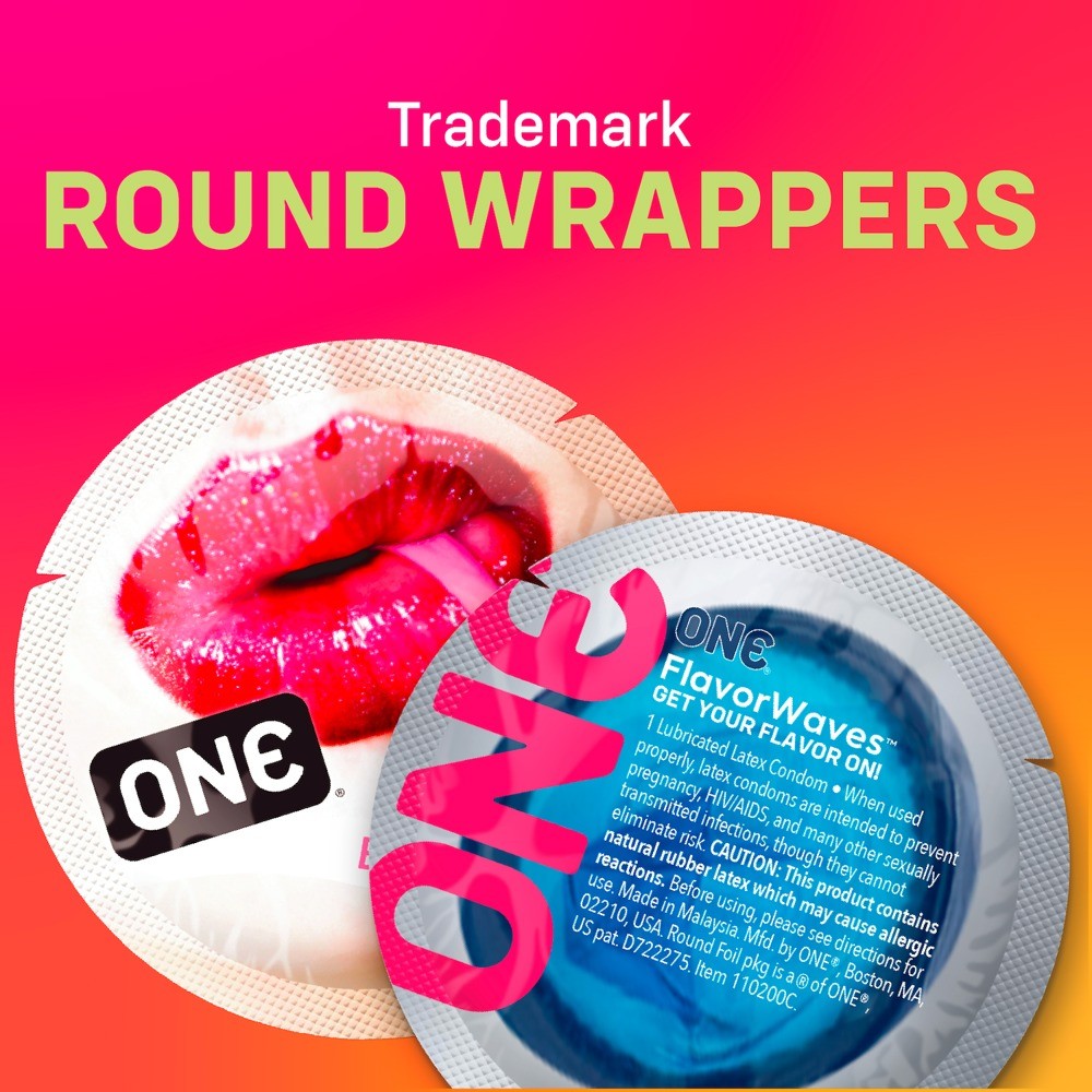 ONE Flavor Waves aromatisierte Kondome (12 Stk)