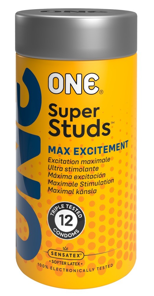 ONE Super Studs genoppte Kondome (12 Stk)