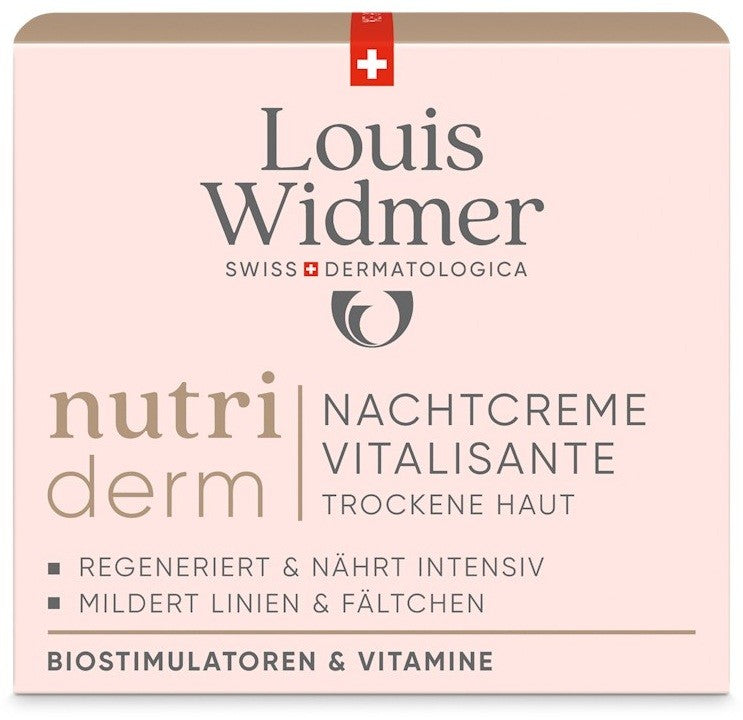 Louis Widmer nutriderm Nachtcreme Vitalisante unparfümiert (50ml)