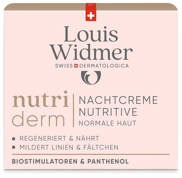 Louis Widmer nutriderm Nachtcreme Nutritive parfümiert (50ml)