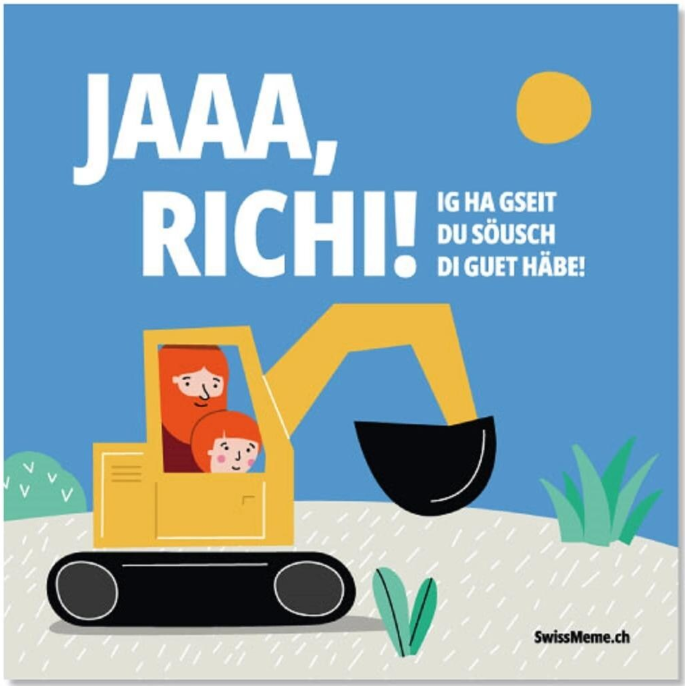 Swissmeme Mini-Kinderbuch JAAA, RICHI! (1 Stk)