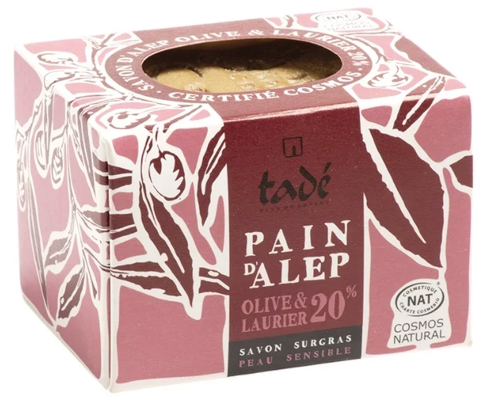 tadé Aleppo-Seife Olive & 20% Lorbeer (100g)