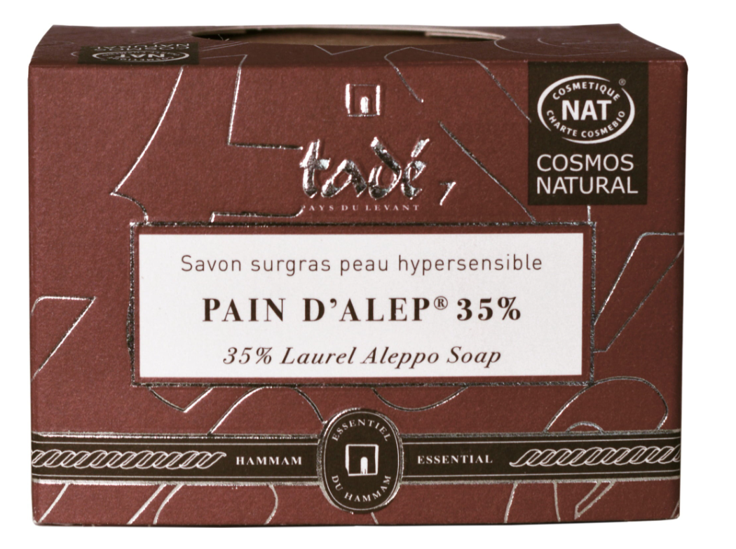 tadé Aleppo-Seife Olive & 35% Lorbeer (100g)
