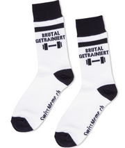 Swissmeme Socken Brutal getrainiert Grösse 37-42 (1 Paar)