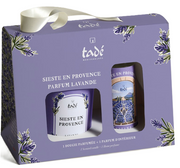 tadé Geschenkbox Duftkerze & Duftspray Lavendel Siesta in der Provence (1 Stk)