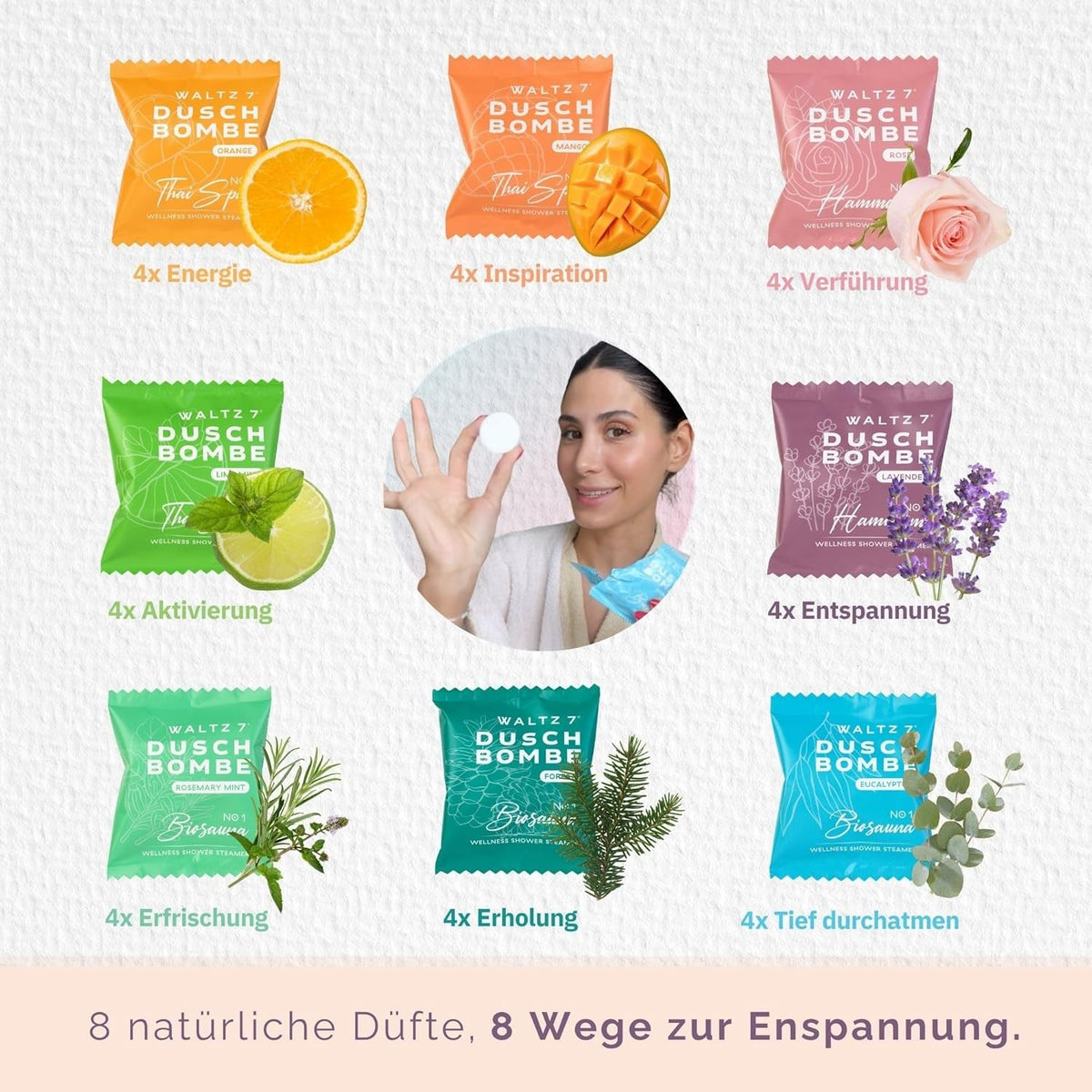 Waltz 7 Geschenkset XXL mit 32 Duschbomben (1 Stk)