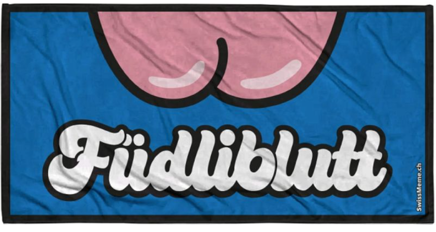 Swissmeme Badetuch Füdliblutt, 76x152cm (1 Stk)