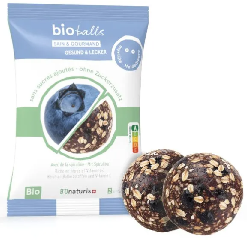 BIOnaturis BioBalls Spirulina-Heidelbeere (30g)