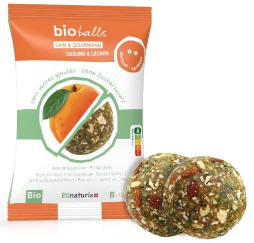 BIOnaturis BioBalls Spirulina-Aprikose (30g)