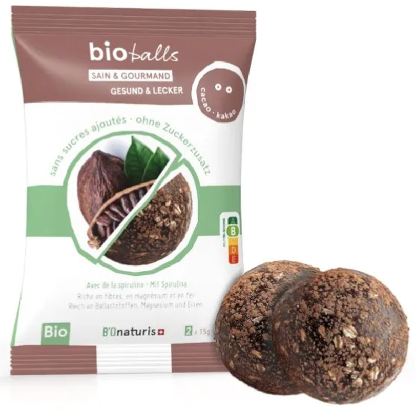 BIOnaturis BioBalls Spirulina-Kakao (30g)