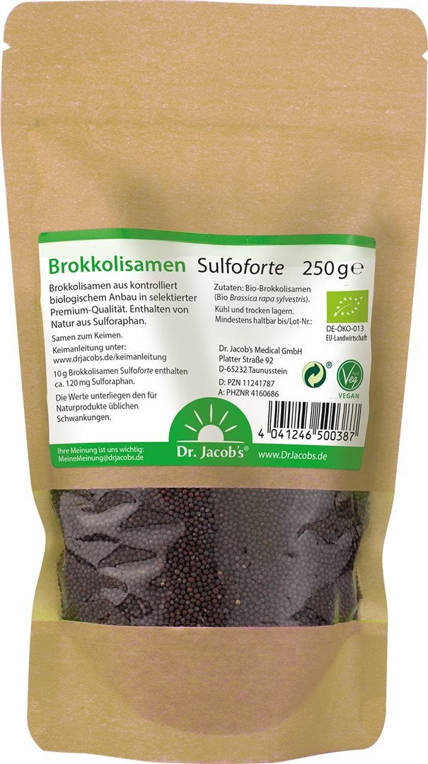 Dr. Jacob's Brokkolisamen Sulfoforte Bio (250g)