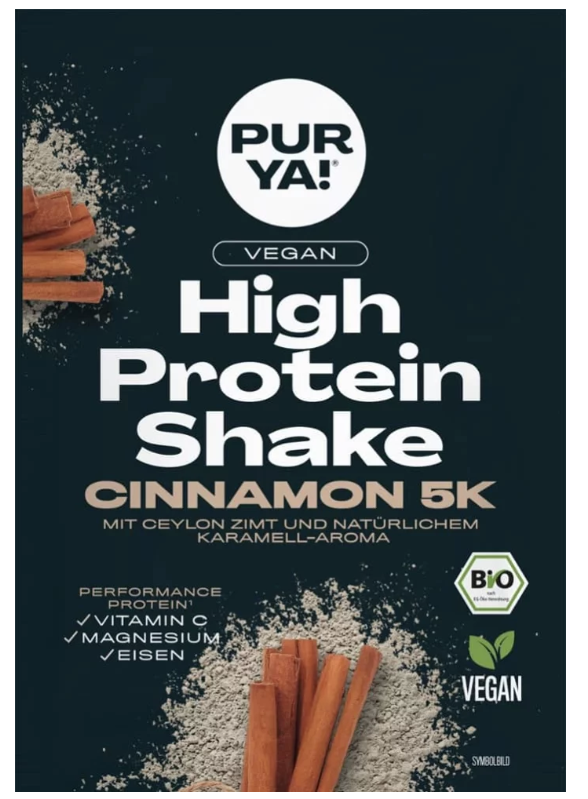 Purya High Protein Shake Cinnamon (30g)