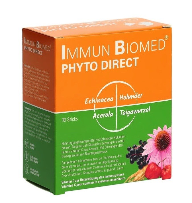 IMMUN BIOMED Phyto Direct Granulat Display (8x30 Stk)