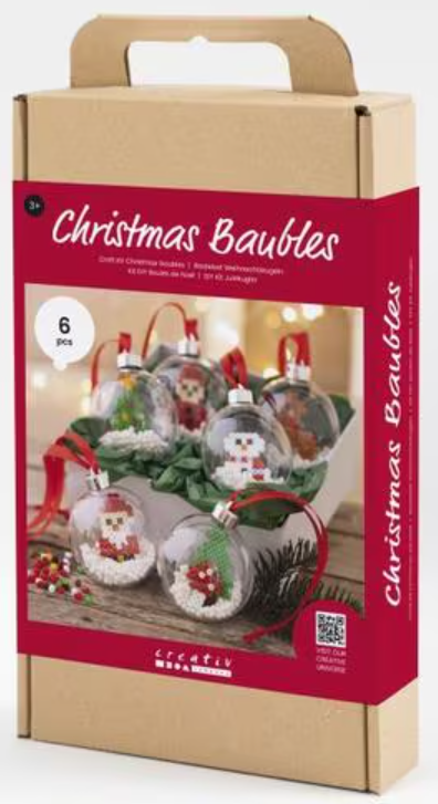 creativ company Bügelperlen-Set Weihnachtskugeln mehrfarbig (1 Stk)