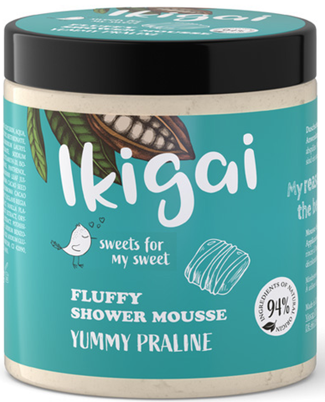 Ikigai Fluffy Shower Mousse Yummy Praline (100g)