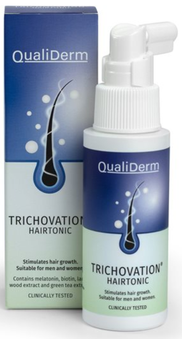 QualiDerm Trichovation Tonic Dispenser, für kräftigeres, volleres Haar (3x75ml)